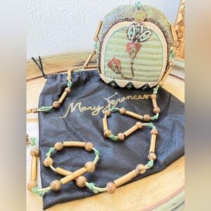 Vintage MARY FRANCES hard shell small bag